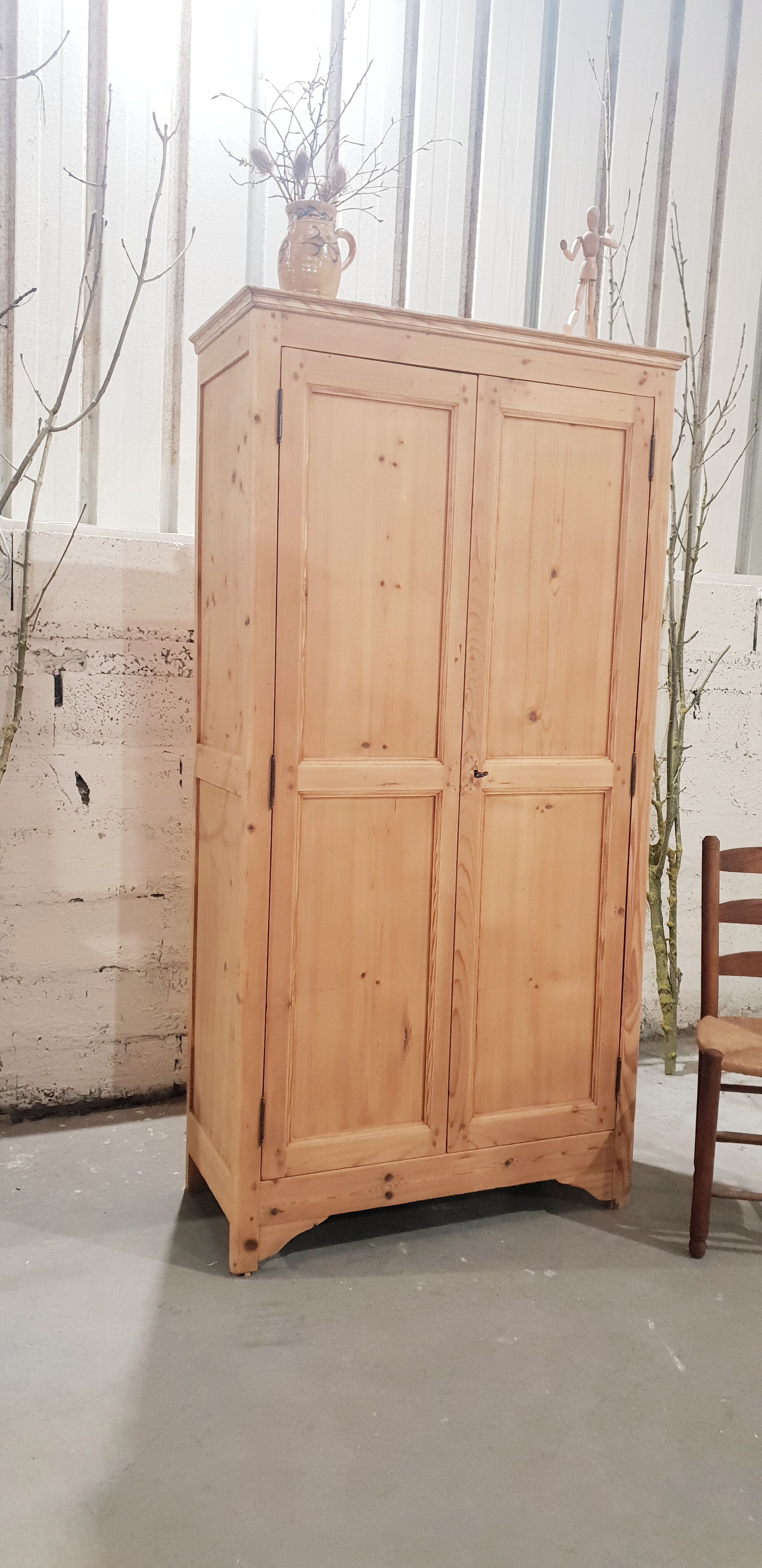 Antique pine cabinet