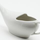 Saucier en céramique blanche