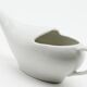 White ceramic saucier