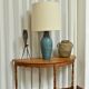 Brutalist iron candleholder, 1960s.