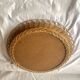 Round vintage wicker mirror - 45 cm