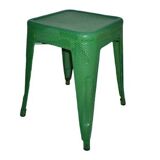 Perforated Metal Industrial Stool, Andriot for Tolix, France