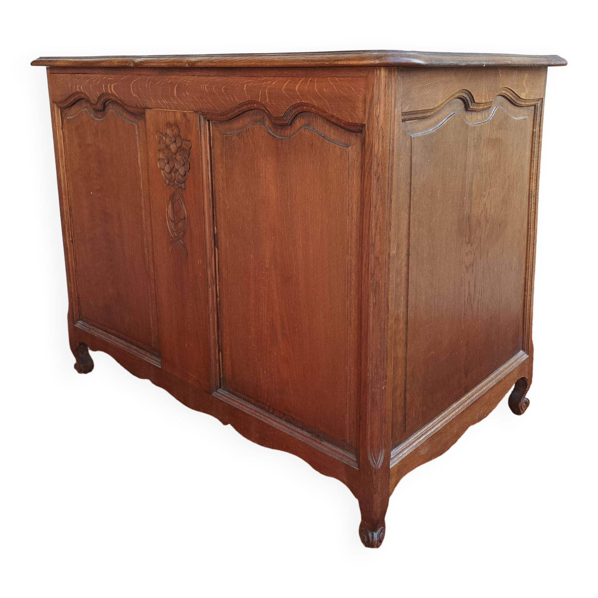 Louis XV Style Oak Desk