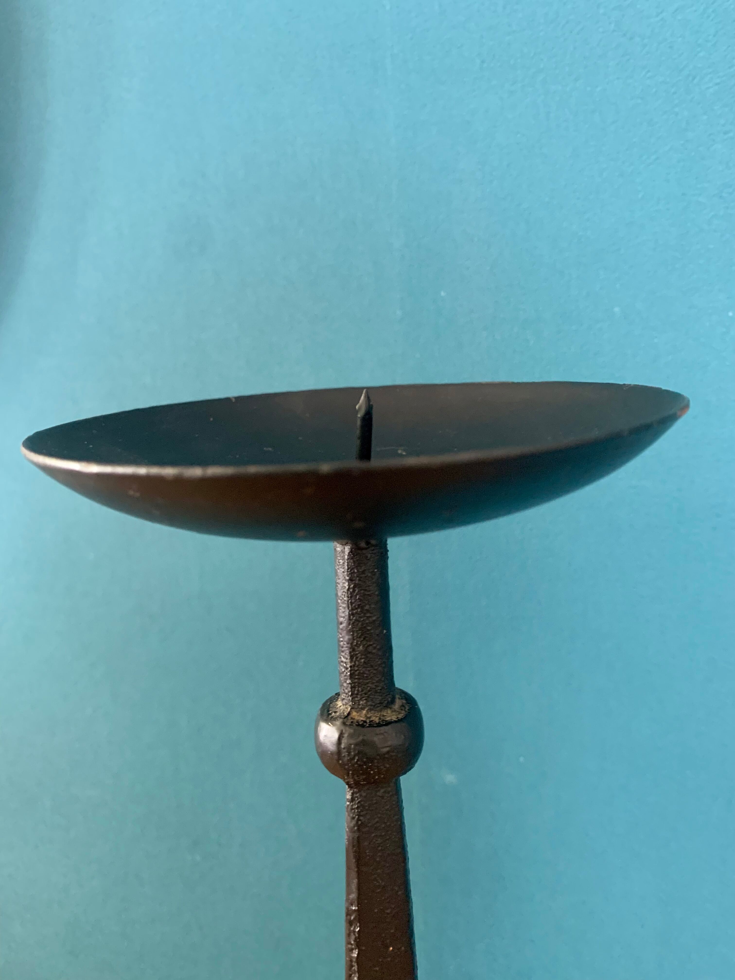 Brutalist candle holder for candle