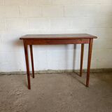 Console table in solid oak 1980