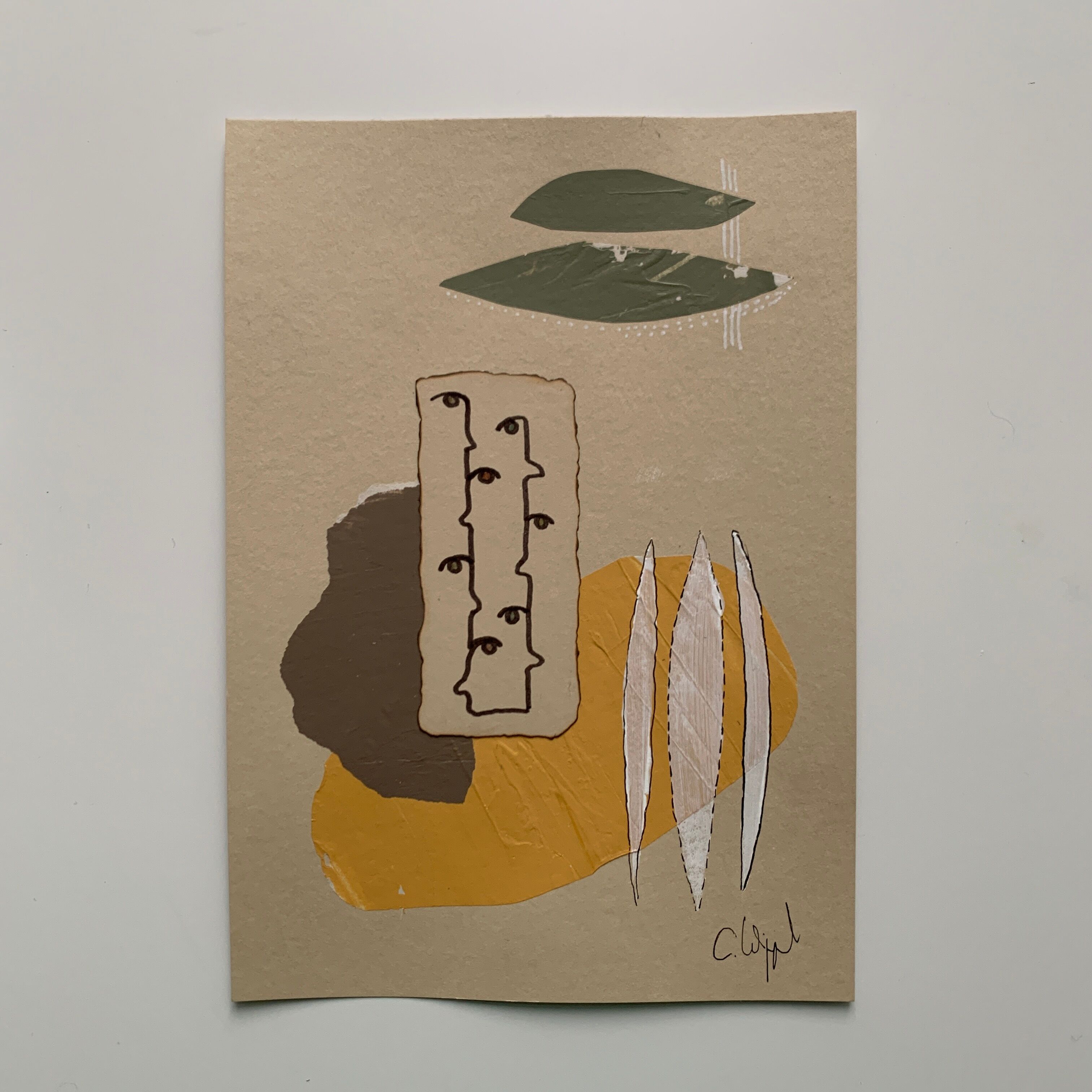 Collage 'Nonames III' of series 'Names'