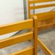 Pair of 1960 Scandinavian twin beds in solid beech