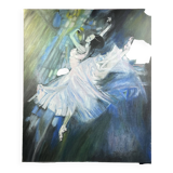Acrylic Painting or Oil on canvas Dancer, little rat! signed Esseau