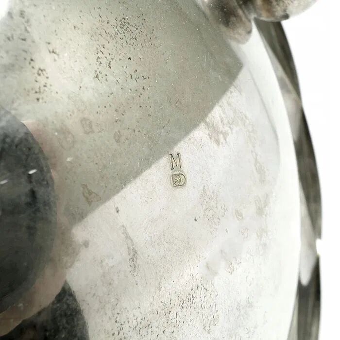 Gh4 quist - large art deco plate on spheres