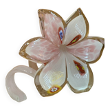 Murano Glass Flower Candle Holder