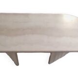 Travertine coffee table