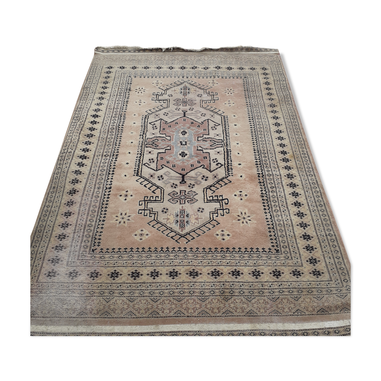 Handmade oriental carpet in wool - 185x125cm