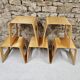 Lot 5 tabourets Lisa Noringer pour Ikea 2000"