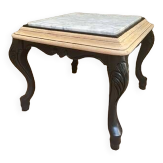 Marble side coffee table