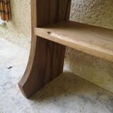 Antique solid wood wall shelf