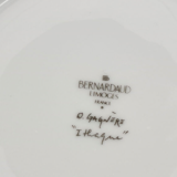 Suite of 6 limoges porcelain dessert plates