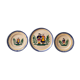 Set of 3 old plates MBFA Pornic, peninsula of Rhuys