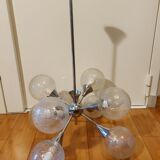 Vintage sputnik chandelier 70'S , 8 lights