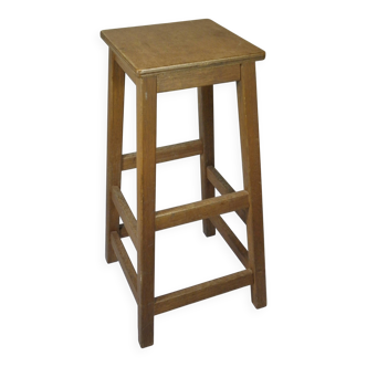 TABOURET d'ATELIER, SELLETTE en BOIS 73 cm