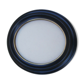 Black laqué oval frame with its blown glass - Napoleon III