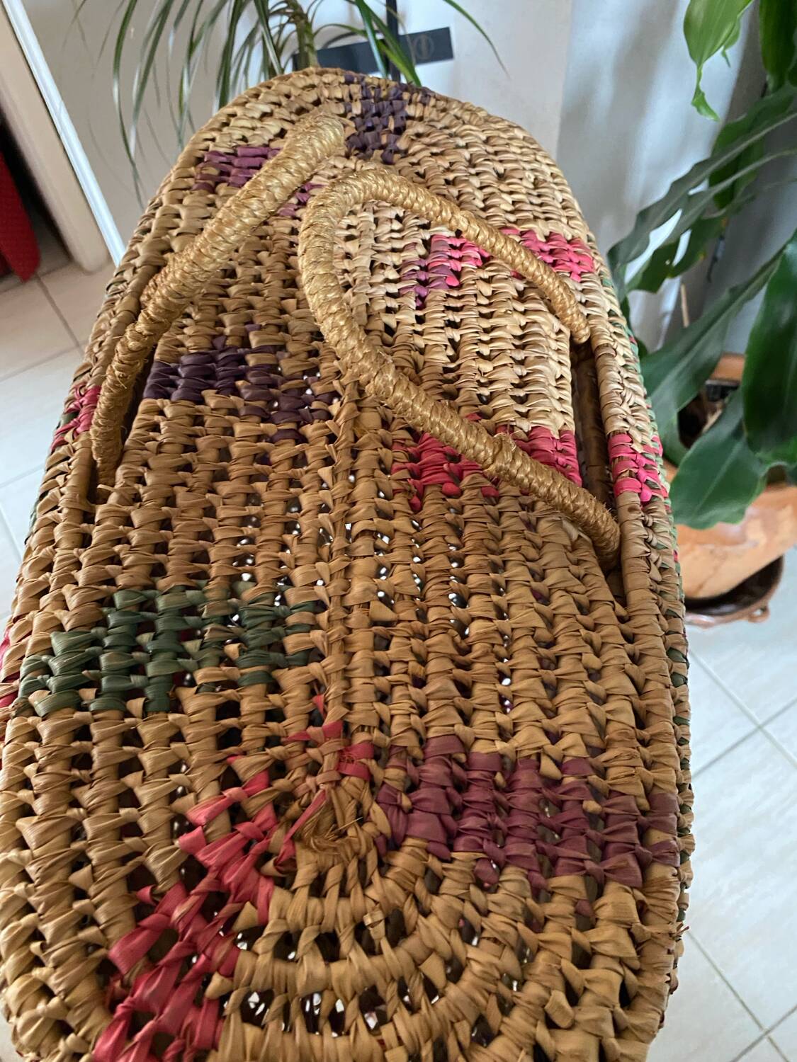 XXL bohemian basket.