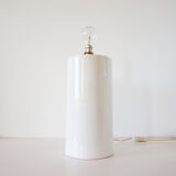 White ceramic lamp stand