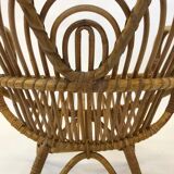 Rattan armchair by Rohe Noordwolde, 1960