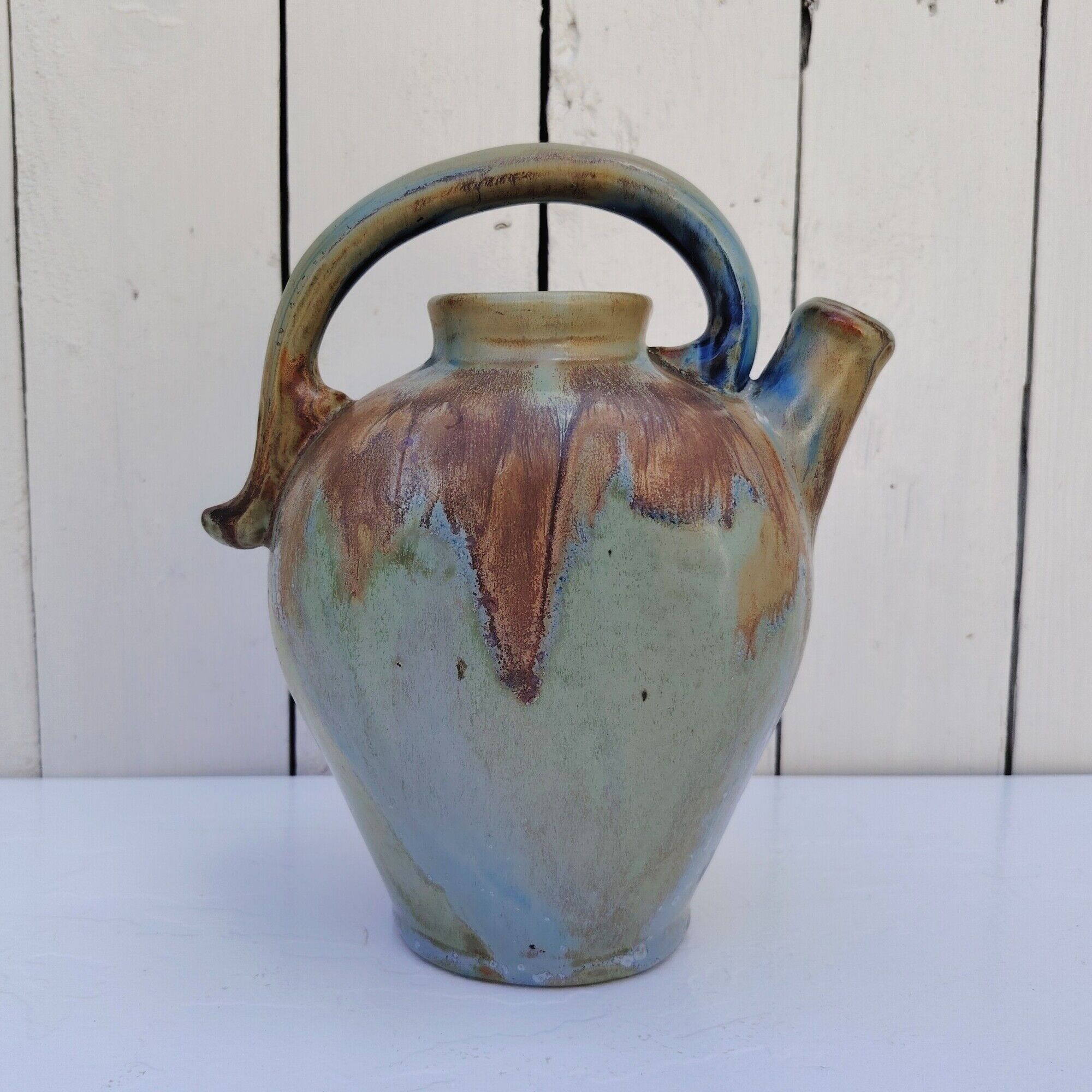 Ceramic pitcher, Vallauris, Gilbert Métenier, vintage