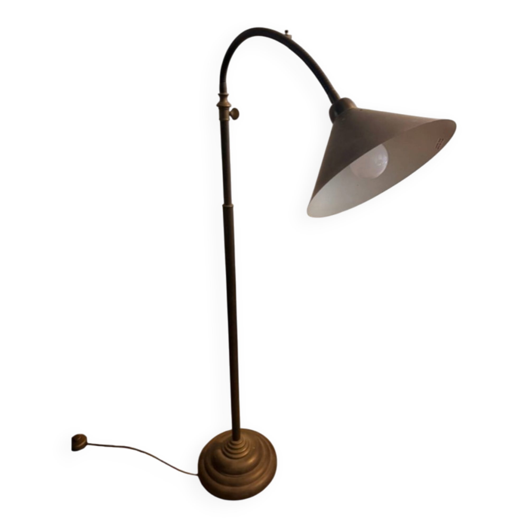 Laura Ashley vintage lamp made of solid metal, manufactured in Portugal.