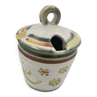 Keraluc Quimper mustard pot