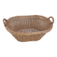 Handmade wicker laundry basket