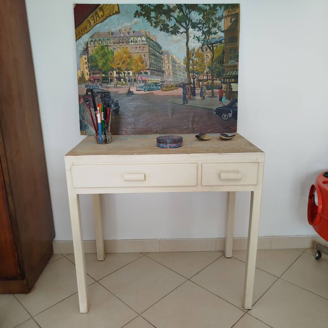 Children's desk / console from the 50s