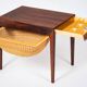Sewing Table in Rosewood by Severin Hansen for Haslev Furniture Carpentry, 1950s