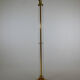 Crystal and bronze floor lamp