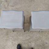 Pair of bedside Louis XV shabby style