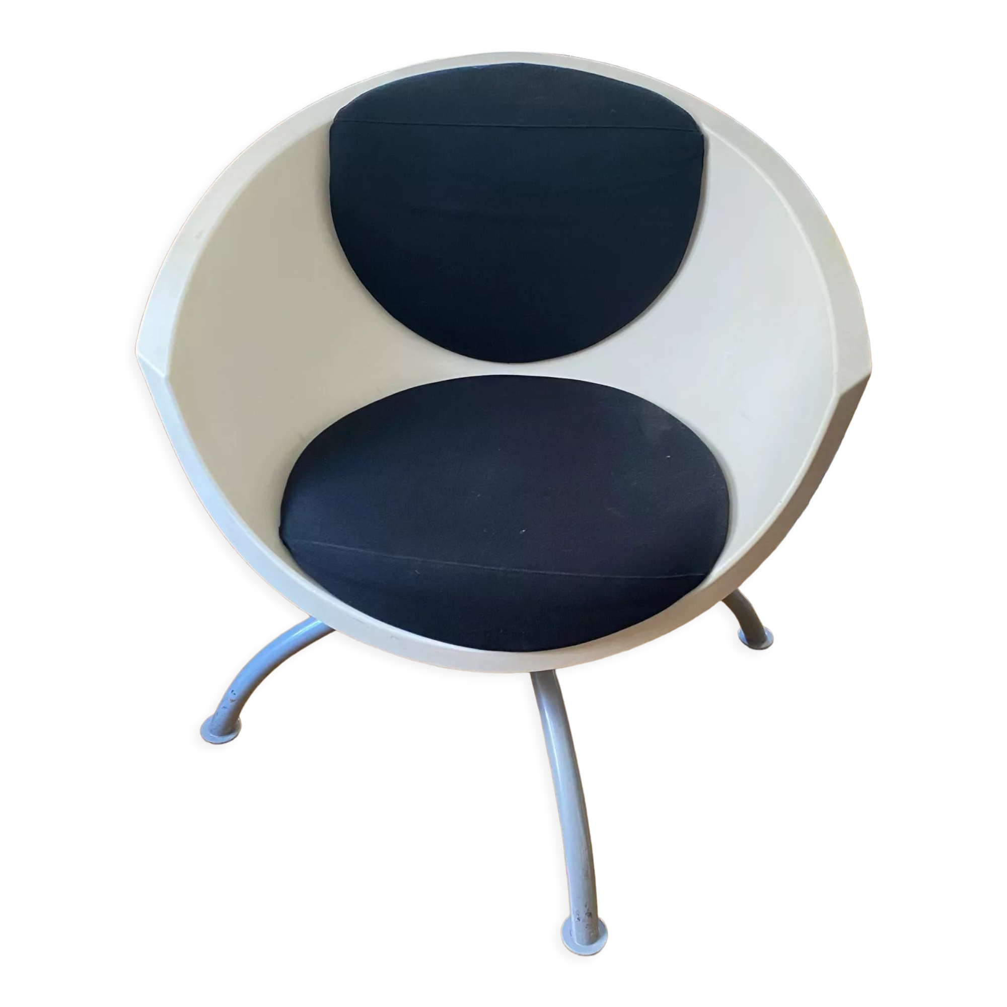 Armchair ball design Mia Lagerman, swivel, 90s