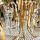 Vintage crystal pendant chandelier