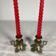 Pair of brass candlesticks