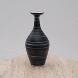 Scandinavian ceramic vase signed, 1960