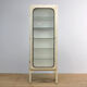 Vintage medical cabinet with five glass shelves, 1975