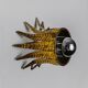 Sun wall lamp by ferro arte, metal and gold leaf, spain, 1960