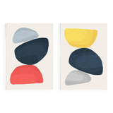 2 abstract art prints. A2 (42x59.4cm)