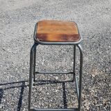 Bar stool - wood and metal workshop