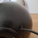 Lampe boule en bois vintage