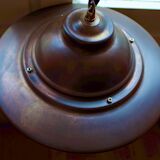 Glass and metal hanging lamp - Massive