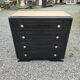 Art deco oak chest of drawers from the 50s revamp