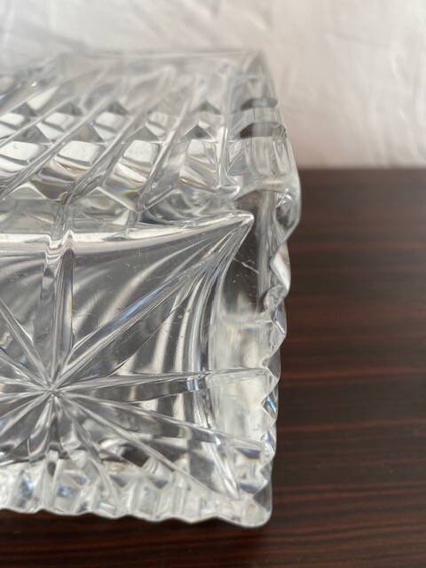 VINTAGE CRYSTAL WHISKEY CARAFE