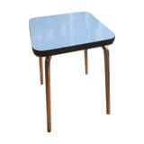 Blue formica stool