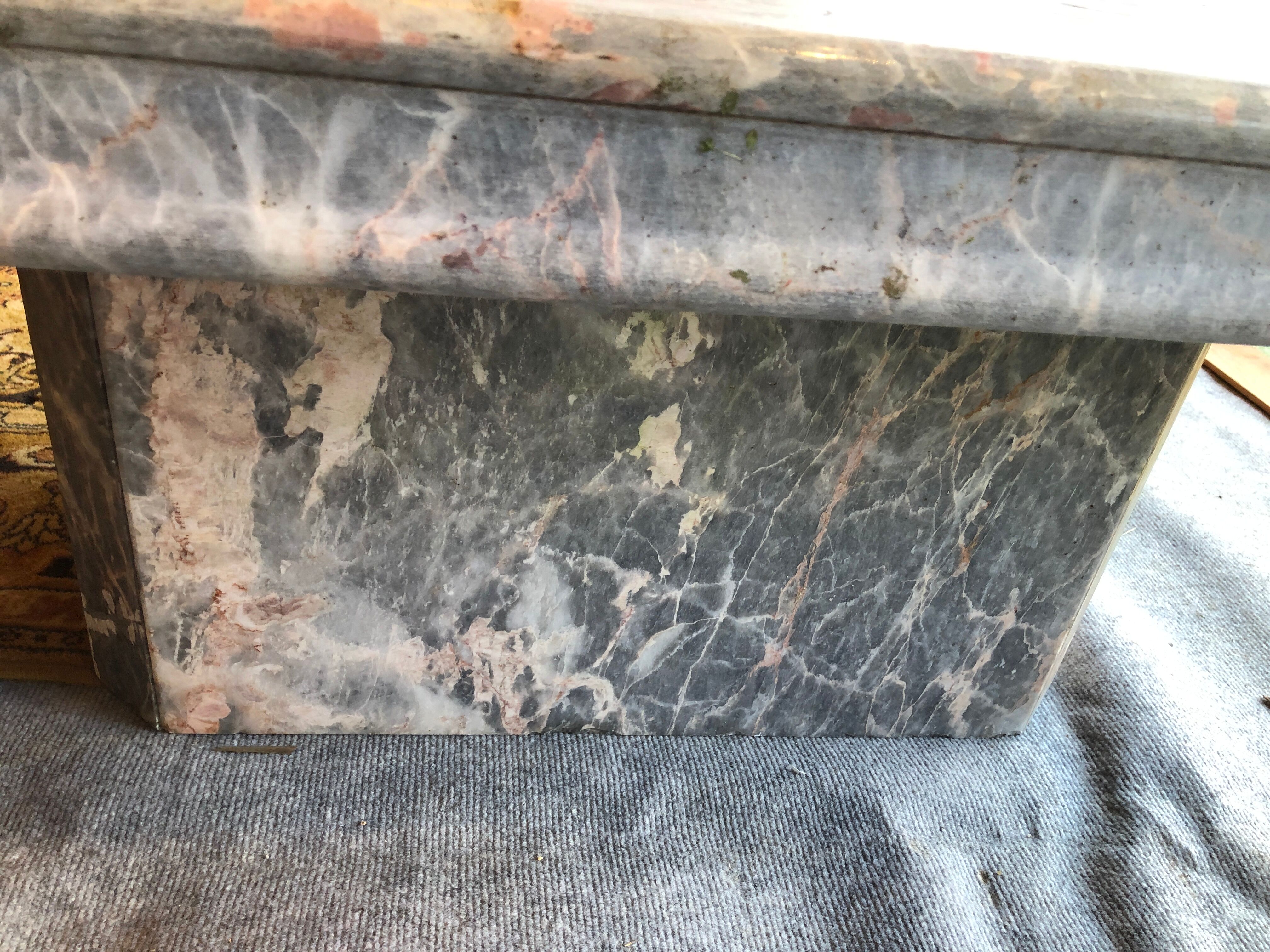 Marble coffee table