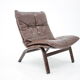 1970s Farstrup Leather Lounge Chair, Denmark